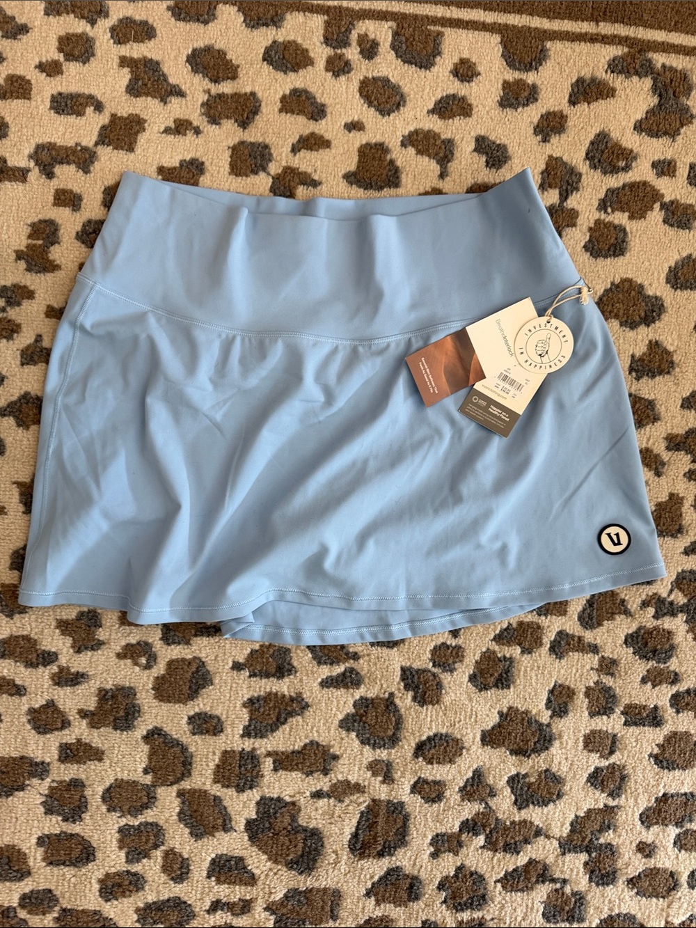 Vuori Sky Blue Women's Skater Active Skort